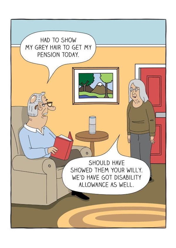 Cheeky Birthday Card - For Him - Show Them Your Willy created by Liverpool Card Studio