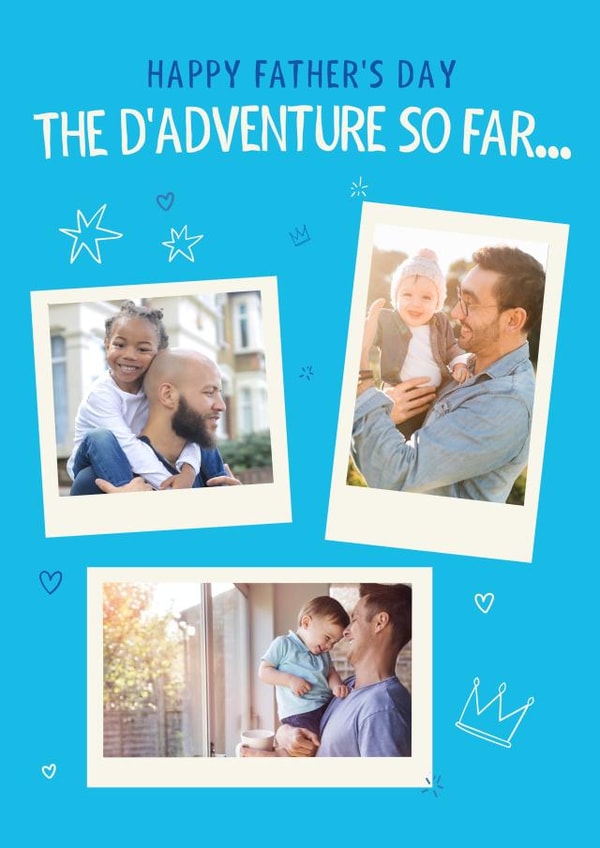 Cute Father's Day Card - Dadventures created by Laura Freedman