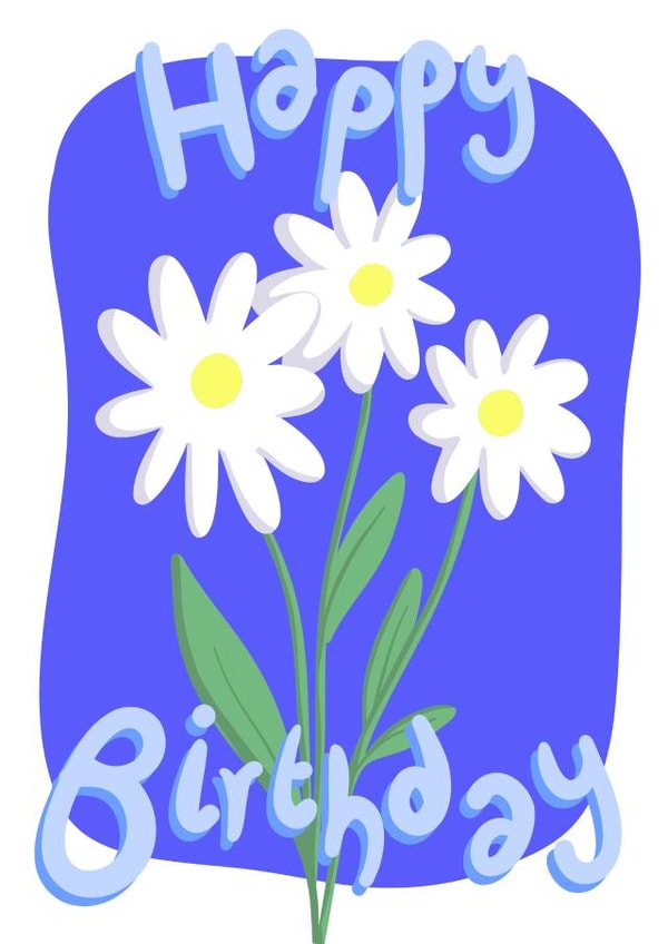 Cute Floral Birthday Card - Relative - Friend - Significant Other created by rcdesigns