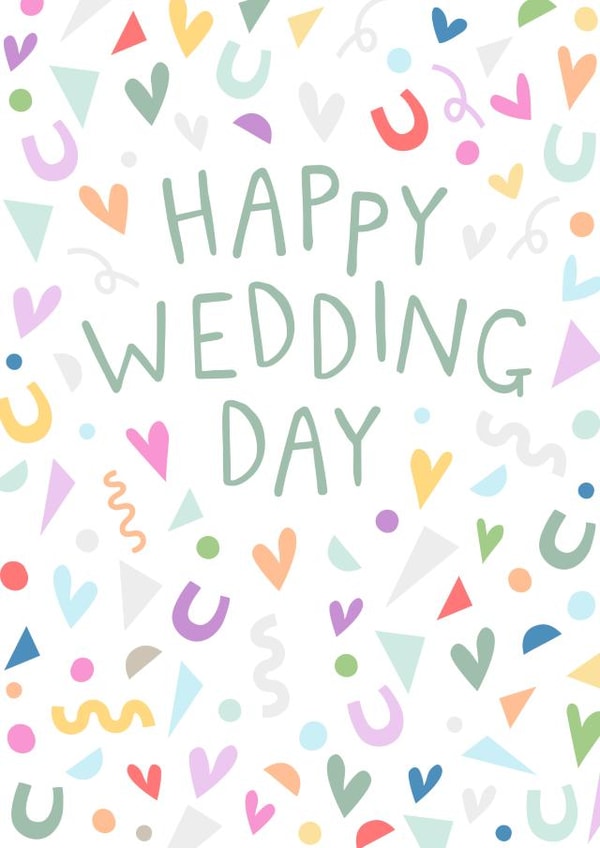 Pretty Wedding Day - Confetti Card created by Pablo and Pickle Studio