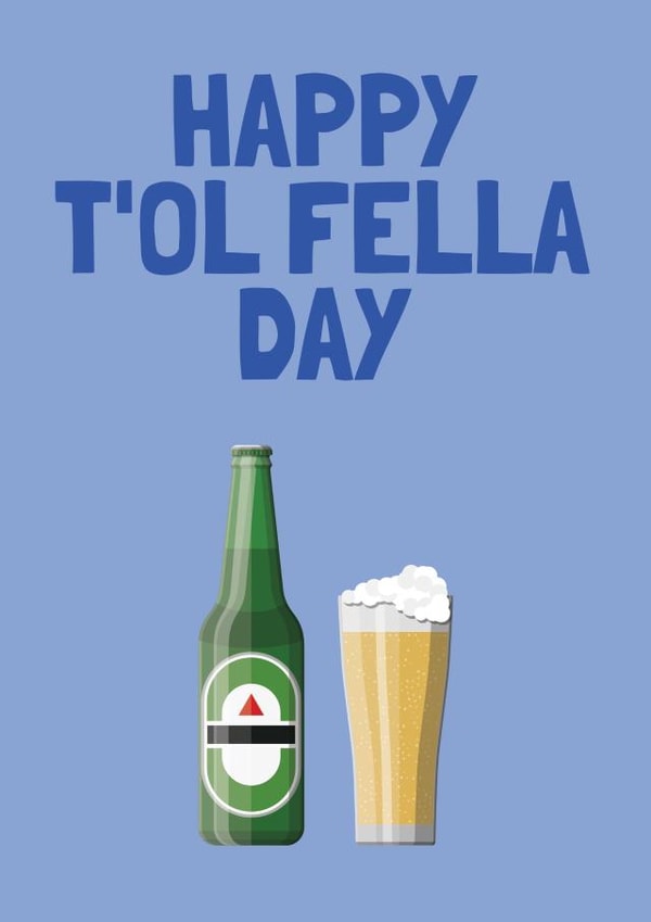 Cumbria Father's Day Card - Happy T'ol Fella Day created by Cumbria Guru