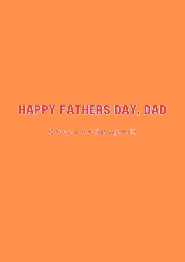 Supermalt themed Happy Fathers Day! Card created by Crafted By Mandy