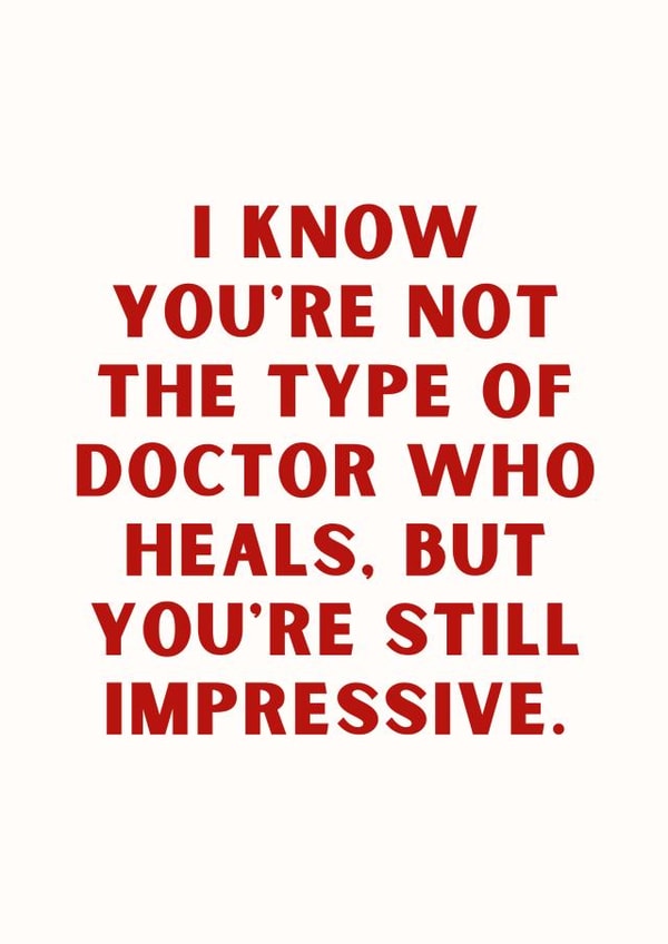 Funny Graduation Card - For Doctorate Student - Still Impressive created by Sundiva Designs