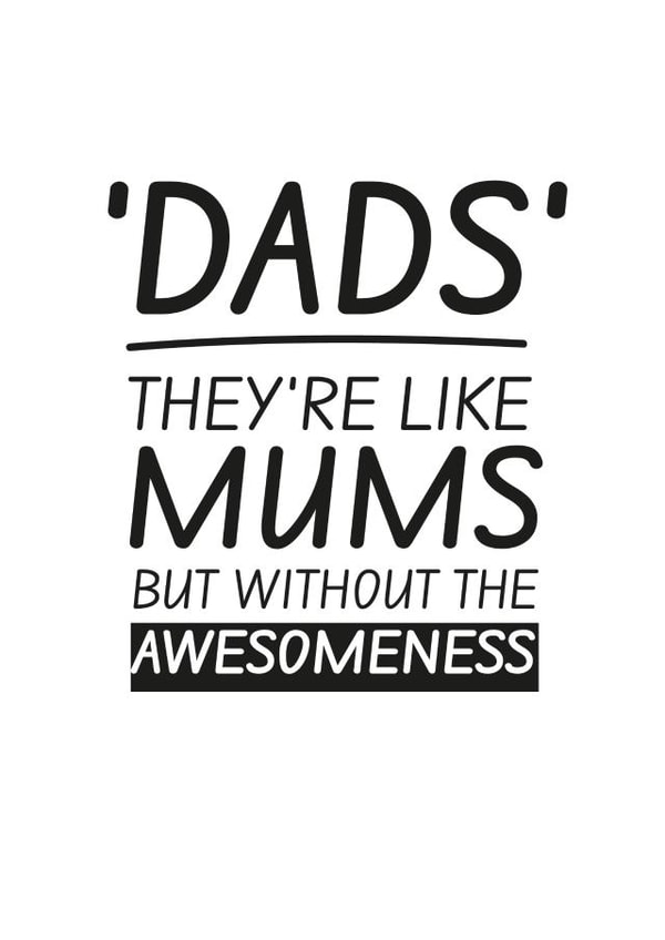 Funny and cheeky card - for your Dad on Fathers Day created by Paul McDermid