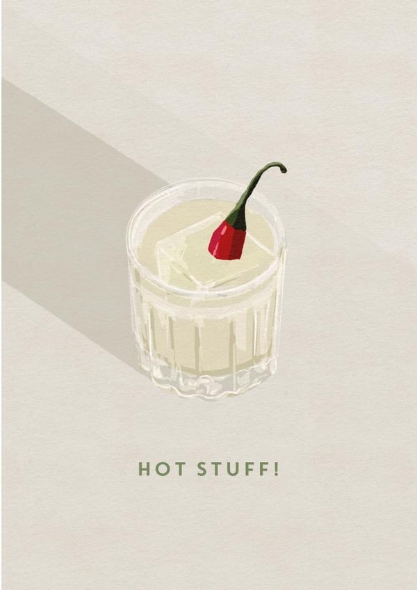 Pretty Birthday Card - Spicy Marg - Hot Stuff created by @doublepea_designs