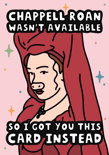 Funny Birthday Card - Chappell Roan - Hot To Go | thortful