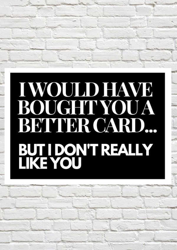 Rude greetings card created by AJAX