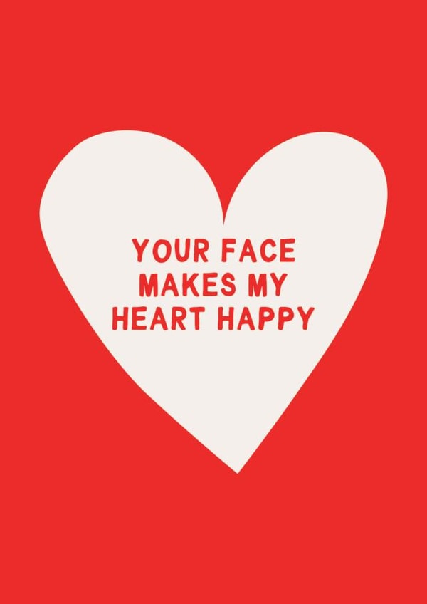 Cute Anniversary Card - Happy Heart created by Gem Draws Stuff