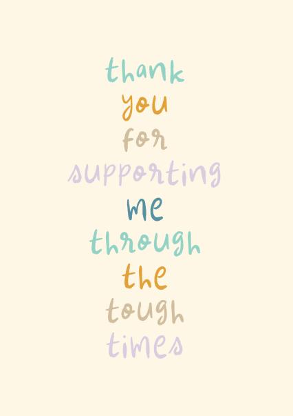 tough times card card