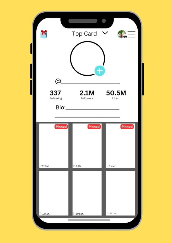 TikTok Profile - Design your own - Any occasion card created by Kristina M