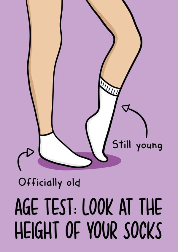 Funny Birthday Card - Age Test Card - Millennial Vs Gen Z Card created by TeePee Creations
