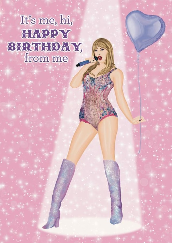 Fun Birthday Card - Taylor Swift - Anti Hero created by Choo Choo