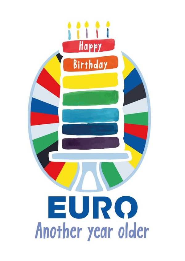 Funny Birthday Card - For Him - Euros 2024 created by Superlush Cards