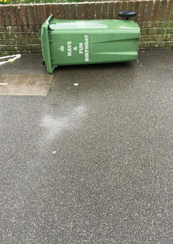 Funny Birthday Card - Wheelie Bin - Have a Fun Day created by OBJECTABLES