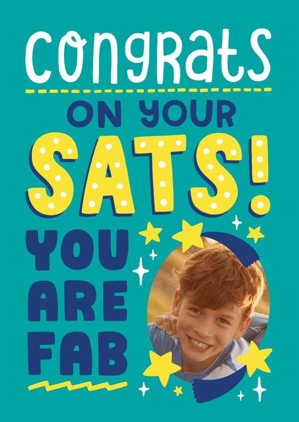 Classic Exams Photo Card - Congrats On Your SATs created by Josie Gledhill