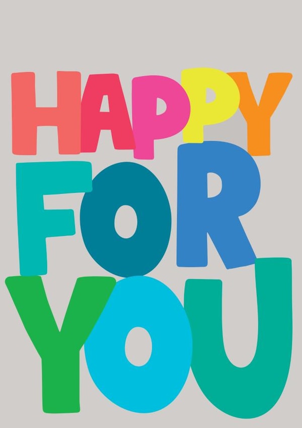 Happy For You Card | Well Done Card | Congratulations Card | You Did It Card created by Feel Good Supplies