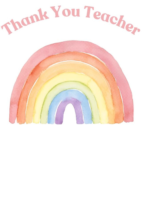 Thank You Teacher- show your appreciation for your teacher with cute design. created by Julia Cafferkey