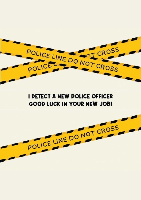 Classic New Job Card - Police Officer created by Jamie Lindsay