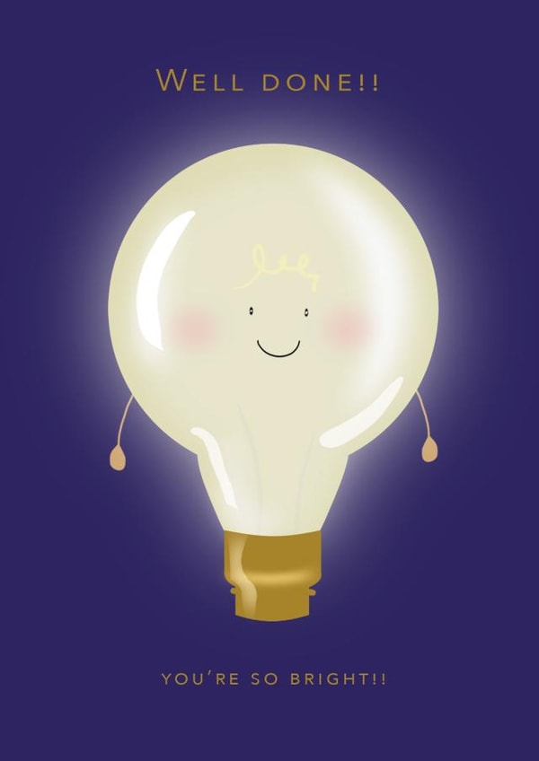 Cute, funny  congratulations card for exam & graduation  success created by Susie Thomas