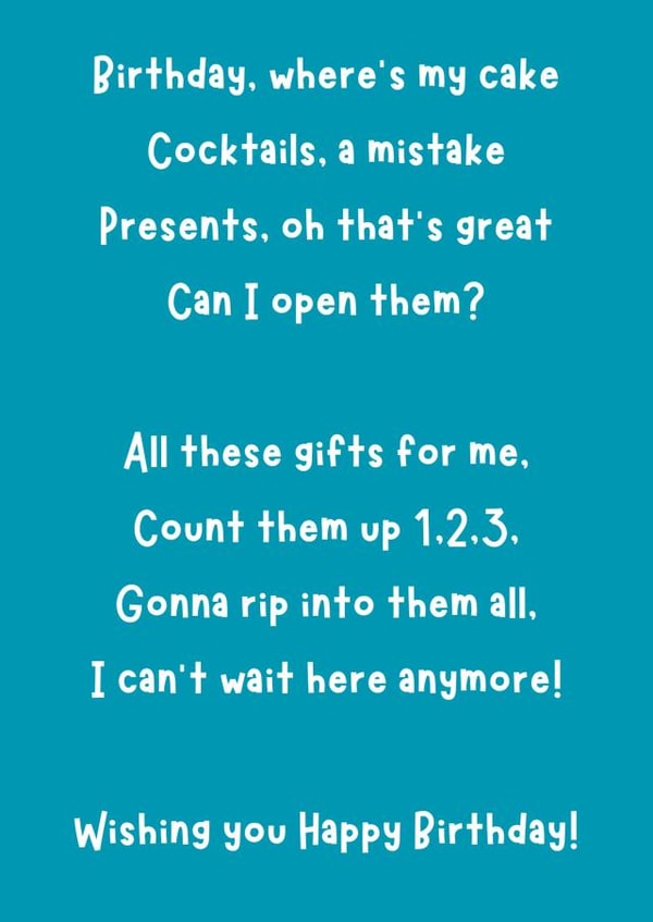 Birthday parody for the music lovers. created by Cardsfrommymind