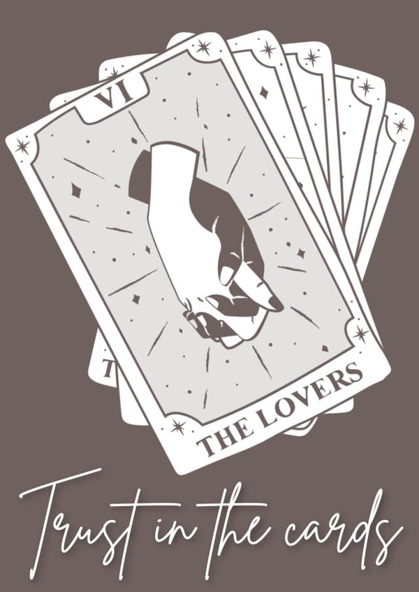 The Lovers tarot card created by Cardsfrommymind