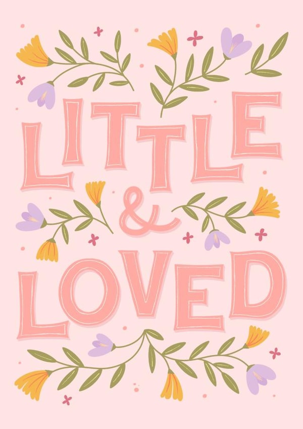 Little and loved card card