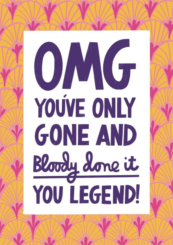 Heartfelt Congratulations Card - You did it! created by Alice Mole Illustration