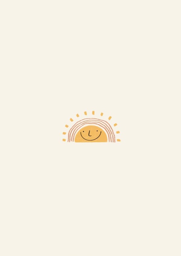 Cute Everyday Card - Sunshine created by Kelly May Illustration