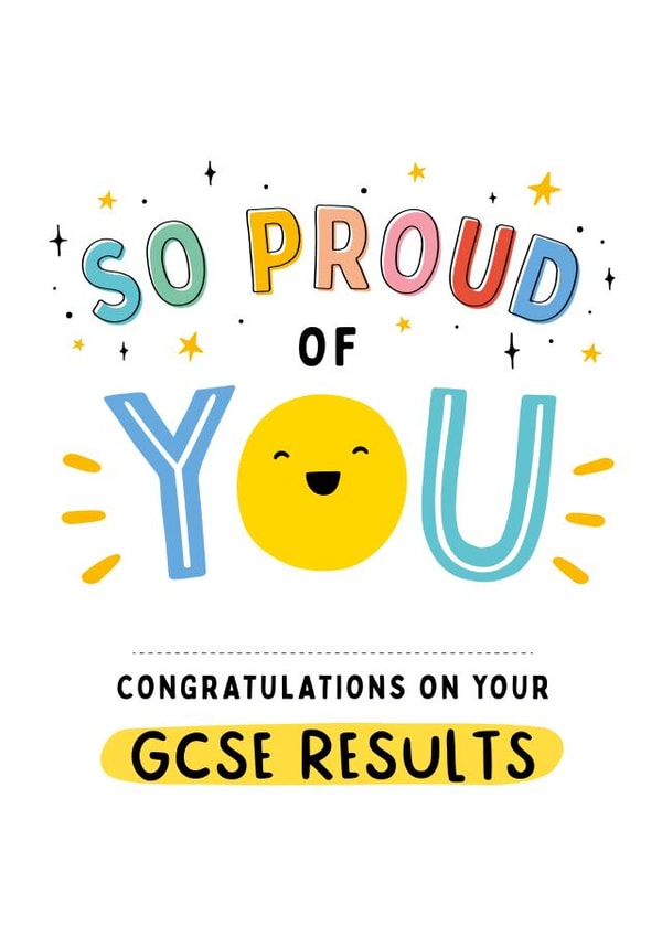 Cute Exams Card - Proud of You - GSCE Results created by Macie Dot Doodles