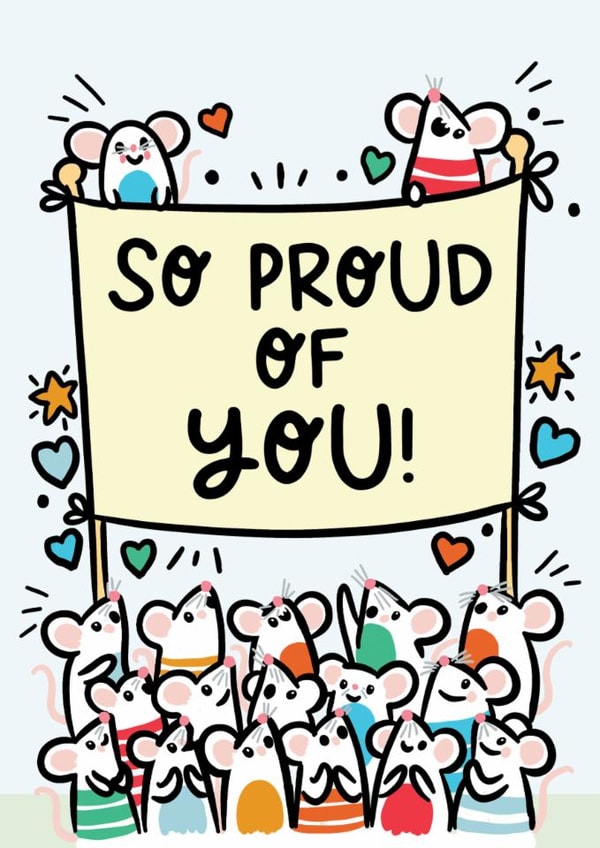 So Proud of You, Congratulations, Well Done Card. created by Lyndsay Moon
