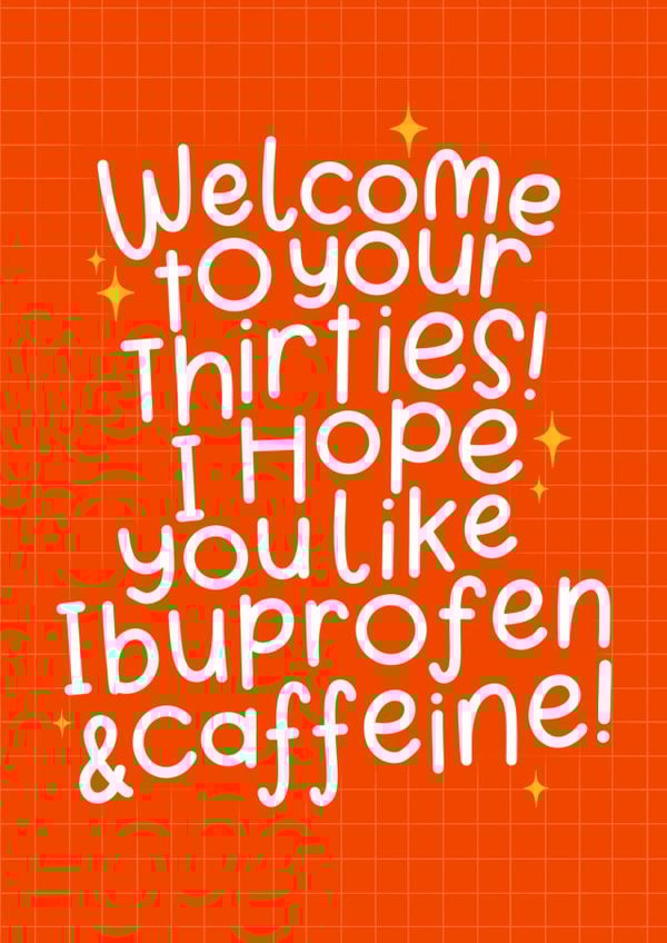 funny birthday card for the new 30 year old in your life created by katie illustrated