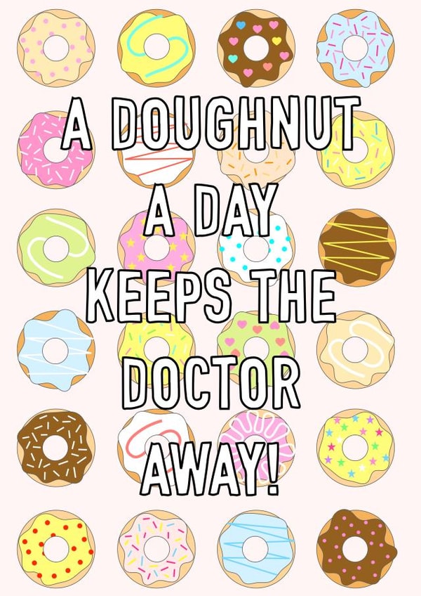 Funny Doughnut Lovers Card created by Adam Regester