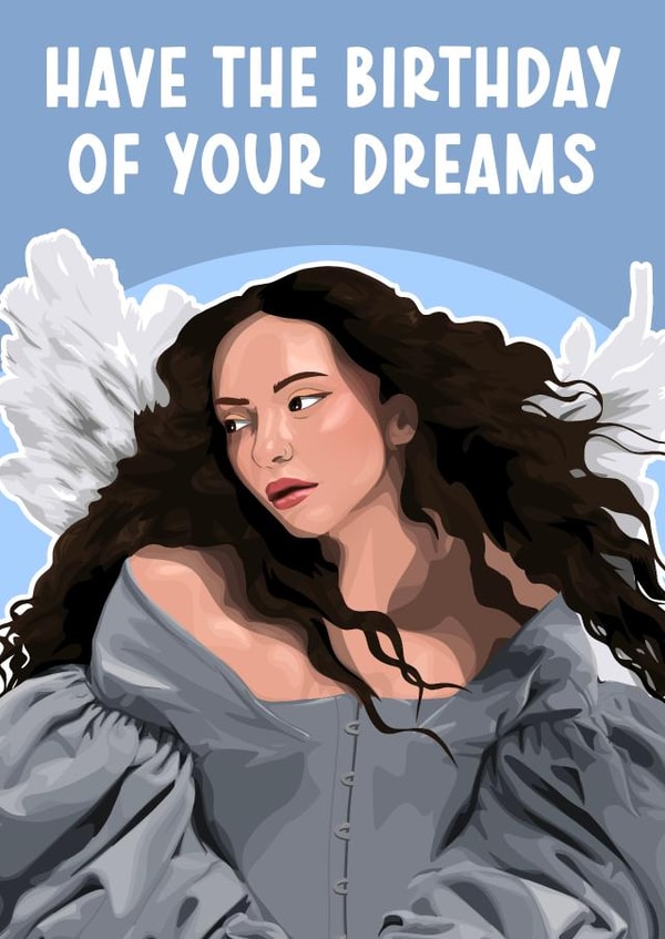Funny Birthday Card - Jade Thirlwall - Angel of my Dreams created by Pink + Pip