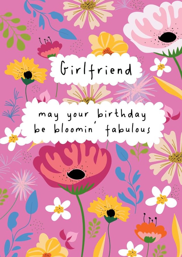 Happy Birthday To My Fabulous Girlfriend created by @Laura Lonsdale Designs