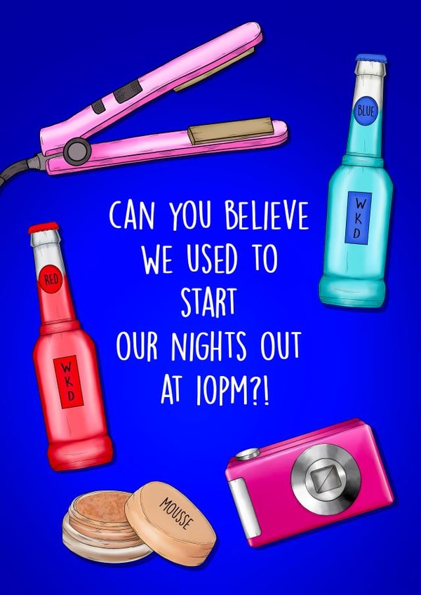 Funny Birthday Card - For Her - Millennial - Getting Older created by Poppy & Mabel 