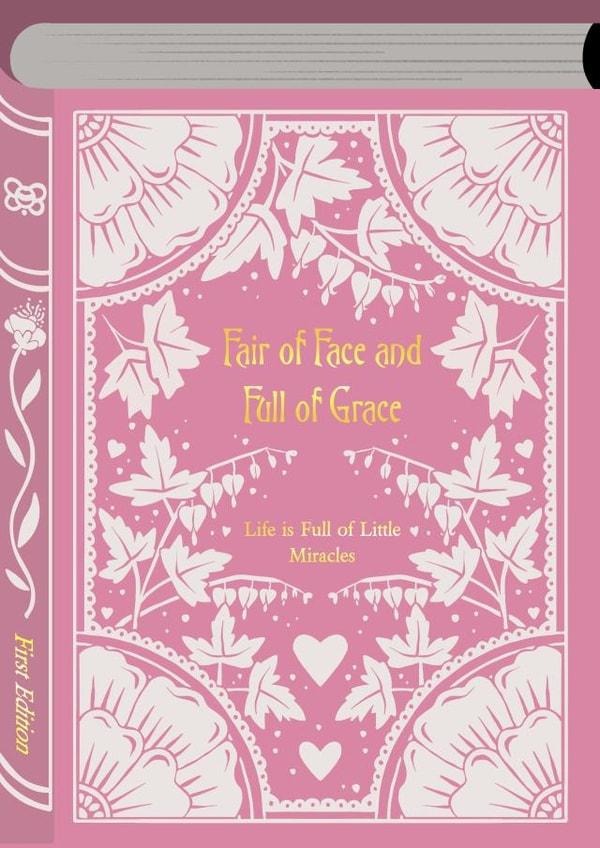 Beautiful card for a newborn baby girl created by Art by Reebee