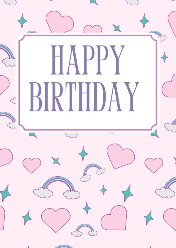 Cute Fun Loving Birthday Card for that Special Girl in your life created by Chloe Anderson
