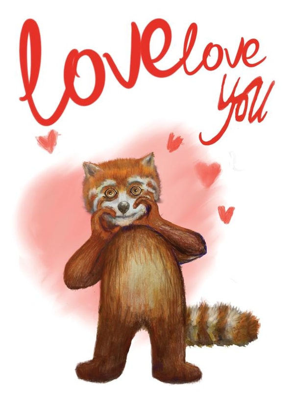 Red Panda Love created by Civillita Ltd