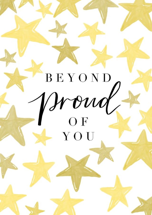Starry Proud of You Card created by ArtbyIzzyKarin