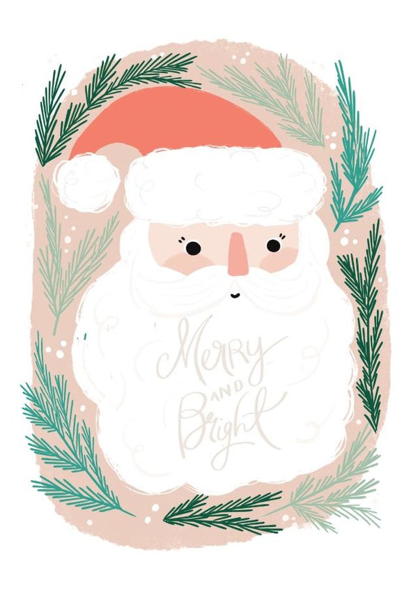 Cute Christmas card for family or friends created by Hudson meet Rose