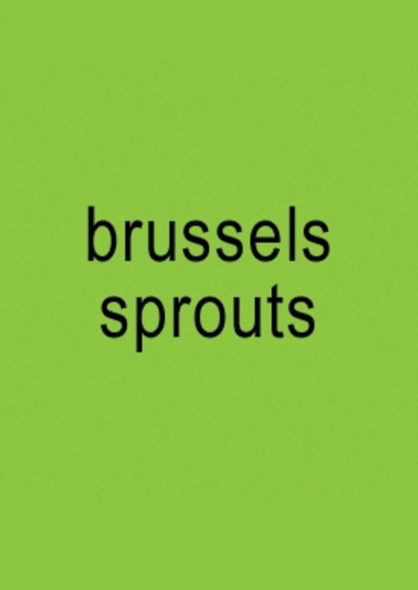 Funny Christmas Card - brat - Brussels Sprouts - Charli XCX created by Cool, Calm + Creative