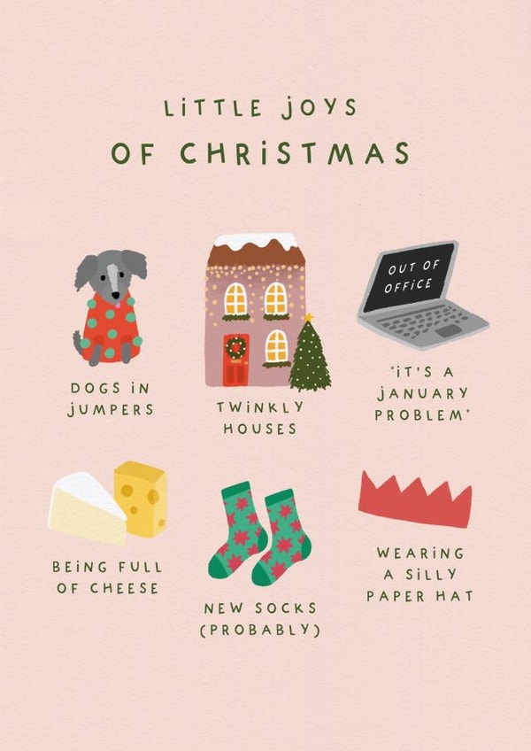 Cute Christmas Card - Little Joys Of Christmas created by Studio Mads