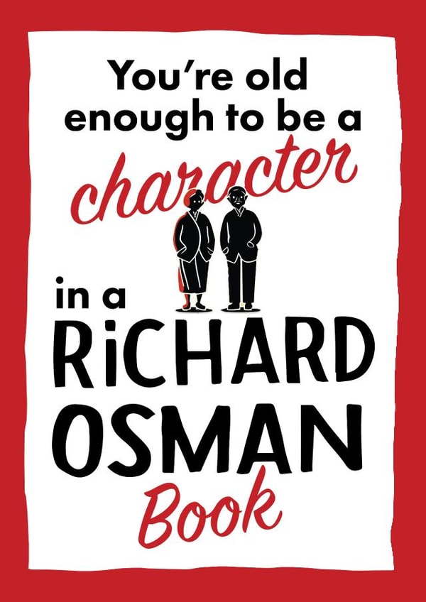 Funny Birthday - old - Celebrity - Book - Movie - Osman - Thursday murder club created by Aura Designs