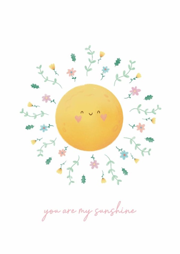 You Are My Sunshine - Cute sun card created by Lisa Parker
