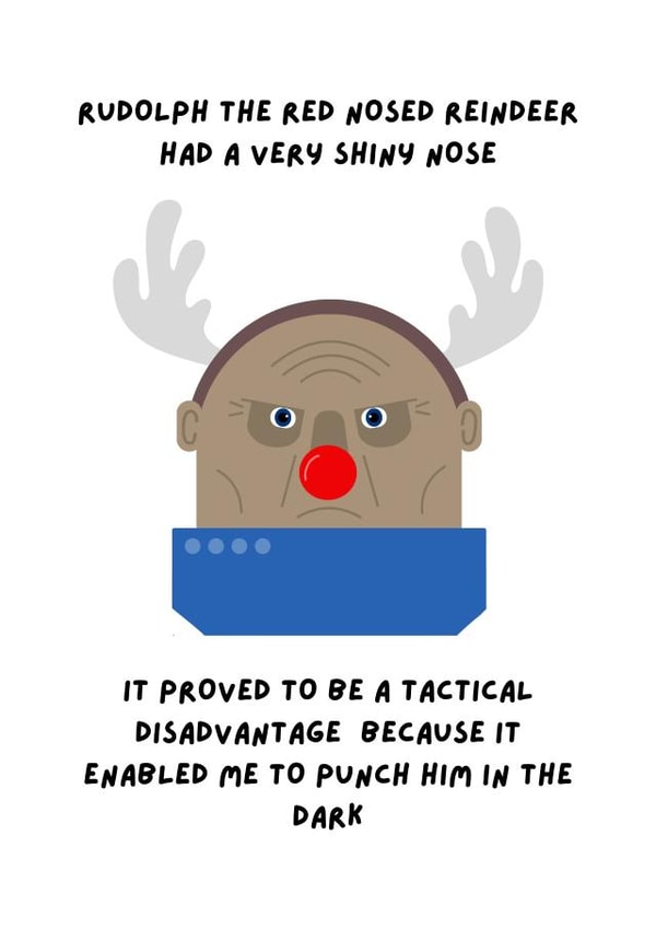 Funny Christmas Card - Doctor Who - The Time Warrior created by Jess