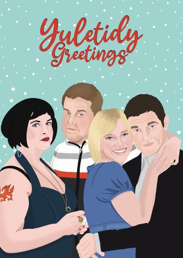 Funny Christmas Card - Gavin and Stacey Christmas Special - Yuletidy created by @PoppyCardDesigns