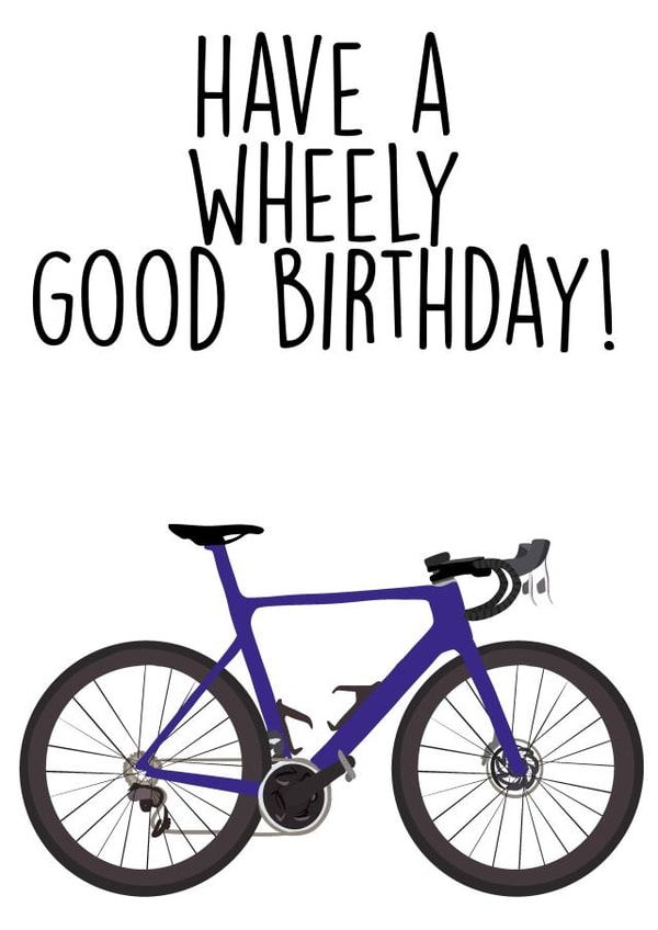 Punny Bike Birthday Card created by Niamh Murphy
