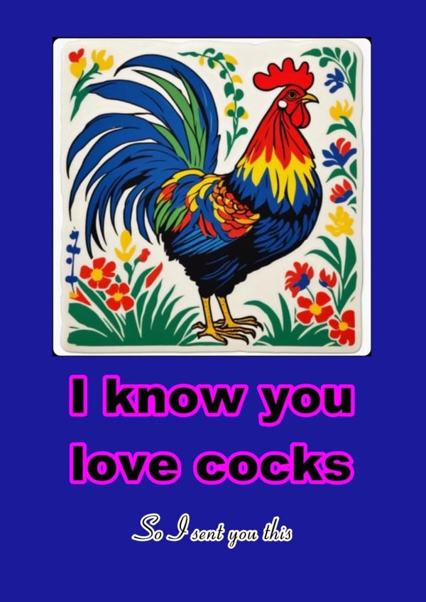 Funny Rude Card For A Super-Gay Friend created by Bold DeeZinz
