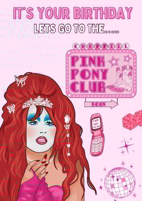 Funny Chappel roan birthday card for your friend! created by Give me the gifts