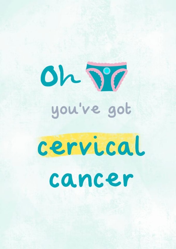 Heartfelt Get Well Card - Cervical Cancer created by Paperleaf Studios